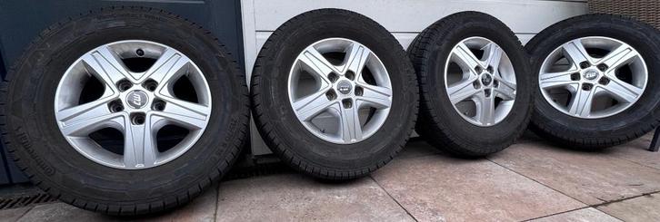 Lichtmetalen velgen incl winterbanden Fiat Ducato buscamper, Auto-onderdelen, Banden en Velgen, Banden en Velgen, Winterbanden