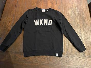 NIK & NIK zwarte trui sweater mt 10 = 140 witte opdruk beschikbaar voor biedingen