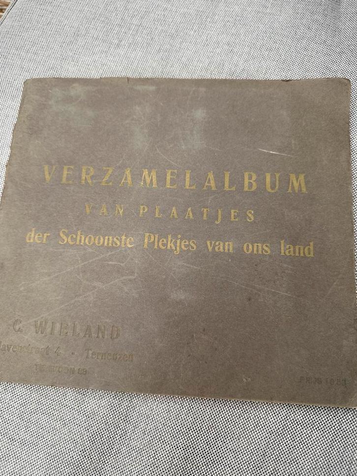 Oud verzamelalbum 'Schoonste plekjes van ons land', Verzamelen, Ansichtkaarten | Nederland, Gelopen, 1940 tot 1960, Ophalen of Verzenden