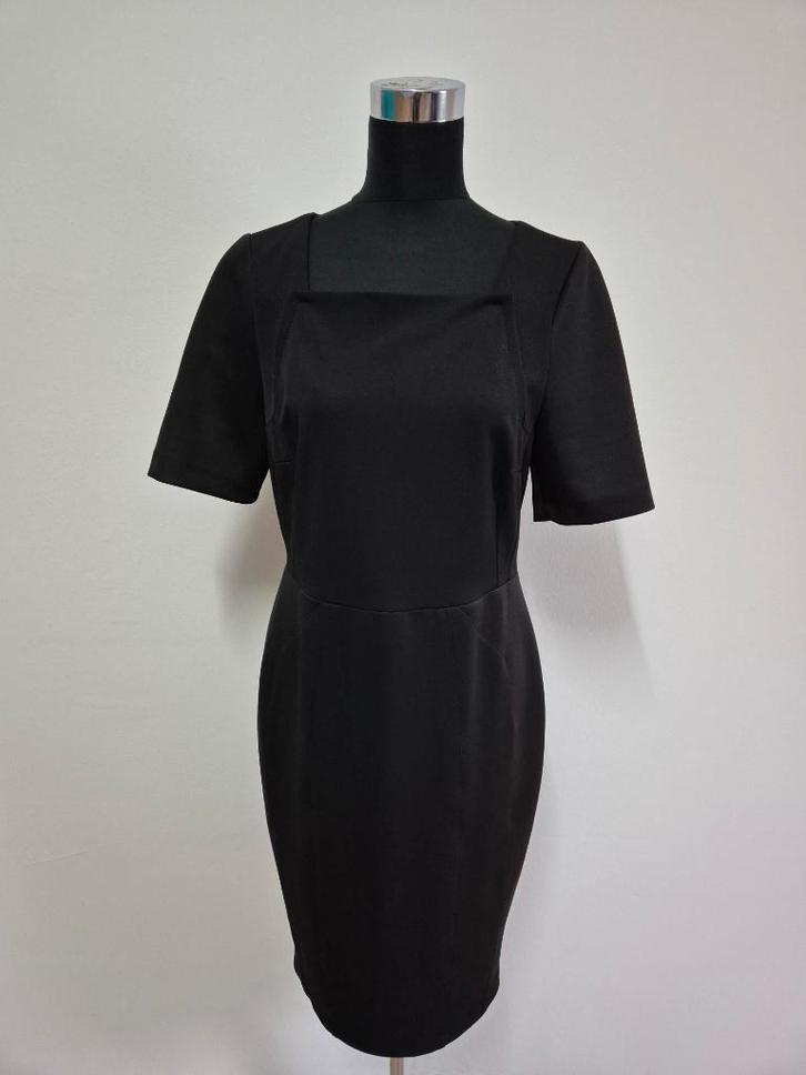 J626 - Zwarte Mart Visser jurk maat 40 (1), Kleding | Dames, Jurken, Zo goed als nieuw, Maat 38/40 (M), Zwart, Knielengte, Ophalen of Verzenden