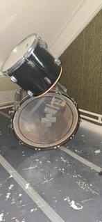 Zwarte Maxtone drumstel, Muziek en Instrumenten, Drumstellen en Slagwerk, Ophalen, Gebruikt, Overige merken