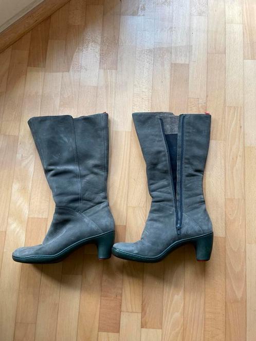 Camper heels for beginners soepele leren laarzen 37 grijs, Kleding | Dames, Schoenen, Gedragen, Hoge laarzen, Grijs, Ophalen of Verzenden