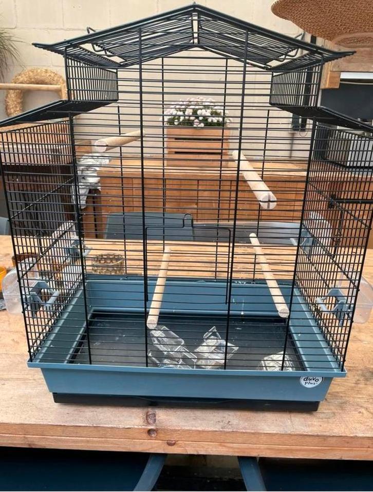 Vogelkooi, Dieren en Toebehoren, Vogels | Hokken en Kooien, Zo goed als nieuw, Vogelkooi, Metaal, Ophalen