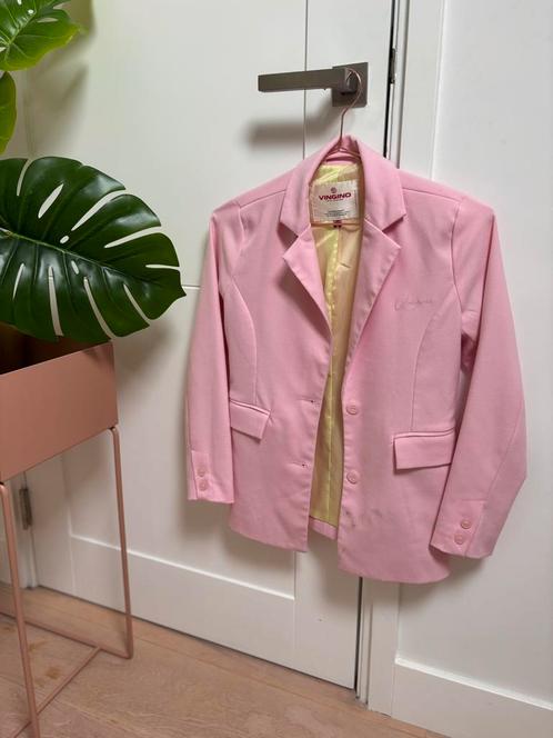 Roze Vingino Colbert Maat 140, Kinderen en Baby's, Kinderkleding | Maat 140, Gebruikt, Meisje, Ophalen of Verzenden