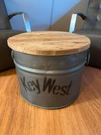 Industriele bijzettafel / Salontafel, Huis en Inrichting, Tafels | Salontafels, Ophalen, 50 tot 100 cm, Zo goed als nieuw, Minder dan 50 cm