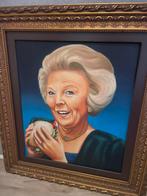 Beatrix geniet van een shoarma schilderij, Ophalen of Verzenden