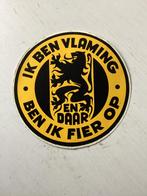 Sticker Ik ben Vlaming en daar ben ik fier op, Verzamelen, Stickers, Verzenden, Zo goed als nieuw