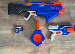 Nerf Infinus electrisch + 2 extra blasters, Kinderen en Baby's, Speelgoed | Buiten | Actiespeelgoed, Ophalen of Verzenden, Zo goed als nieuw