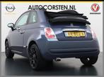 Fiat 500 T 86PK Cabrio Airco Navi via Android Auto Pdc Lmv E, Auto's, Euro 5, 86 pk, Gebruikt, Zwart