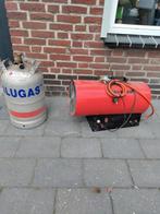 Hitte kanon met alugasfles, drukregelaar, lpg vulaansluiting, Ophalen, Gebruikt, Gas, Vloer