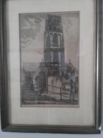 Originele Ets Laurenskerk Rotterdam - F. de Groen, Ophalen of Verzenden