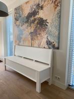 klepbank halbank opberg bank, Ophalen of Verzenden, Nieuw, Leer, Scandinavisch