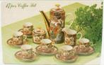 17 pcs Japans Servies Antiek IMARI theepot kop schotel pauw, Antiek en Kunst, Antiek | Servies los, Ophalen of Verzenden