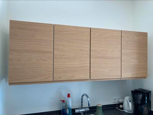 4 mooie Metod keukenkastjes (eikenfront) incl verlichting, Huis en Inrichting, Keuken | Keukenelementen, Zo goed als nieuw, Minder dan 100 cm