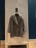 Barbara Bui wool cashmere peacock coat FR 38, Kleding | Dames, Jassen | Winter, Verzenden, Zo goed als nieuw, Maat 36 (S), Grijs