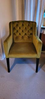 Fauteuil  groene stoel, Ophalen of Verzenden, Zo goed als nieuw