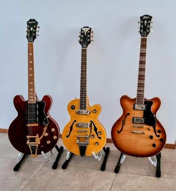 Epiphone Rivièra P93 - Epiphone Wildkat - Höfner Verythin beschikbaar voor biedingen
