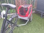 Honden fietskar, Fietsen en Brommers, Fietsaccessoires | Aanhangers en Karren, Ophalen, Gebruikt, Hondenkar, Opvouwbaar
