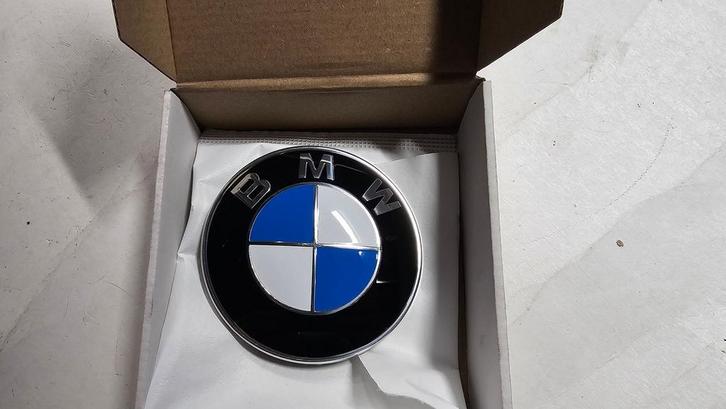 BMW embleem achterklep logo zwart blauw wit chrome nieuw BMW, Auto-onderdelen, Carrosserie en Plaatwerk, BMW, Nieuw, Herkomst onderdeel bekend