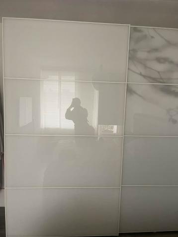Ikea Pax Schuifdeuren Melkglas (2x 1,26m) - afbeelding 2