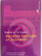 Basisboek Methoden en Technieken - Baarda & De Goede, Ophalen of Verzenden, Gamma, Gelezen, HBO