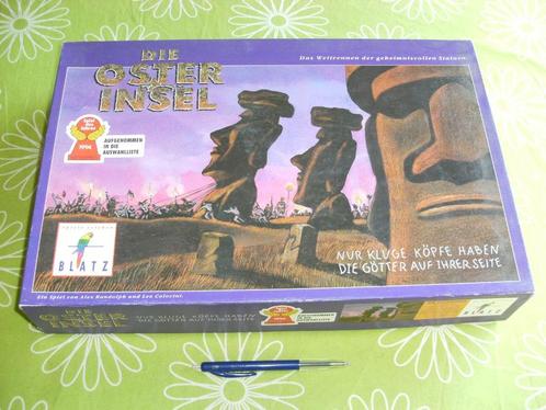 Duits spel Paaseiland - Die Oster insel (met Ned spelregels), Hobby en Vrije tijd, Gezelschapsspellen | Bordspellen, Zo goed als nieuw