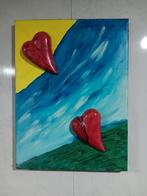 Schilderij op doek, Antiek en Kunst, Kunst | Schilderijen | Abstract, Ophalen of Verzenden