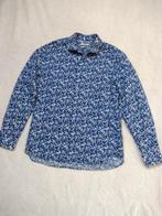Mango maat M donkerblauw overhemd, Blauw, Zo goed als nieuw, Mango, Halswijdte 39/40 (M)