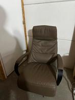 Sta-op stoel Prominent E-100 leder, bijna nieuw, Huis en Inrichting, Fauteuils, Ophalen, Zo goed als nieuw, 50 tot 75 cm, Leer