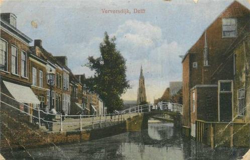(300-440-005) Delft Verversdijk, Verzamelen, Ansichtkaarten | Nederland, Zuid-Holland, Verzenden