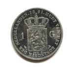 1 gulden 1851 koning Willem 3 mooie patina ZFR-, 1 gulden, Zilver, Ophalen of Verzenden, Losse munt