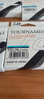 Daiwa Tournament Fluorocarbon 50% korting, Nieuw, Ophalen of Verzenden, Vislijn, Nvt