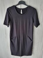 MISS ETAM jurk zwart met animal detail mt S/M zgan, Maat 38/40 (M), Zwart, Ophalen of Verzenden, Knielengte
