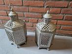 Oosterse windlichten/kandelaars 36 cm hoog en 20 cm breed., Ophalen of Verzenden, Zo goed als nieuw, 25 tot 50 cm