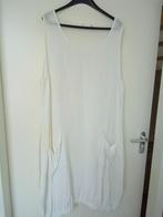 Leuke witte katoenen zomerjurk maat 52/54, Kleding | Dames, Grote Maten, Ophalen of Verzenden, Zo goed als nieuw, Wit, Jurk