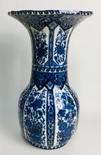 BOCH Grote antieke stenen vaas Sphinx Delfts blauw, Verzenden
