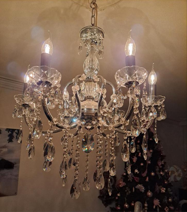 Kroonluchter, Huis en Inrichting, Lampen | Kroonluchters, Zo goed als nieuw, Ophalen