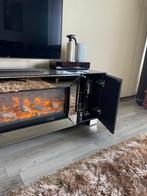 Tv meubel met sfeer haard, Ophalen of Verzenden, Zo goed als nieuw, Vrijstaande haard, Elektrische haard