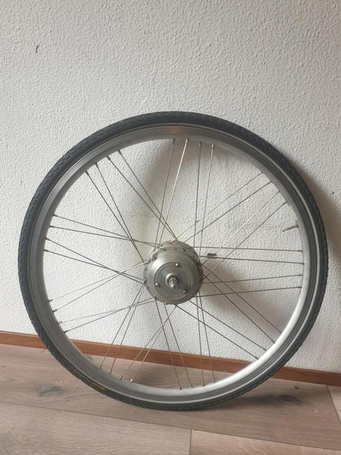 VERKOCHT | Sparta Batavus Koga voorwielmotor 3 + 5 pin, Fietsen en Brommers, Fietsonderdelen, Gebruikt, Algemeen, Wiel, Ophalen of Verzenden