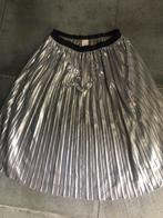 PINKO zilverkleurige luchtige plissé rok met elastische band, Overige kleuren, Nieuw, Ophalen of Verzenden, Onder de knie