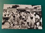 Marktscene Paramaribo  fotokaartje, Verzamelen, Ansichtkaarten | Buitenland, Ophalen of Verzenden, 1940 tot 1960, Ongelopen, Buiten Europa