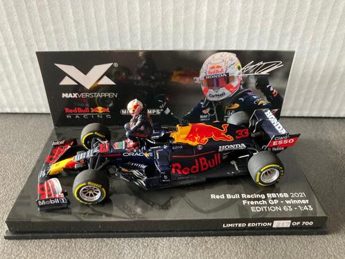 ✅ Max Verstappen 1:43 editie 63 Winner French GP 2021 RB16B, Verzamelen, Automerken, Motoren en Formule 1, Nieuw, Formule 1, Ophalen of Verzenden