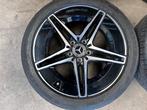 18 inch originele AMG velgen + all season banden Mercedes C, 18 inch, Gebruikt, Info@originalwheels.nl, Banden en Velgen