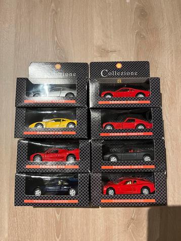 Shell Ferrari Collezione serie 1:43 8 stuks beschikbaar voor biedingen