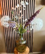 Grote vaas met zijdebloemen, Ophalen of Verzenden, Zo goed als nieuw