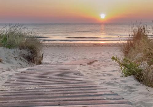 Strand afgang Sunset Beach fotobehang, Fotobehang4you, Huis en Inrichting, Stoffering | Behang, minder dan 10 m², Verzenden