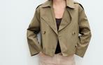 leuk jas DOUBLE-BREASTED CROPPED TRENCHCOAT, Mango, Ophalen of Verzenden, Zo goed als nieuw, Maat 36 (S)