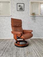 Ekornes Stressless Admiral leren relax fauteuil, Huis en Inrichting, Fauteuils, Gebruikt, 75 tot 100 cm, Ophalen of Verzenden
