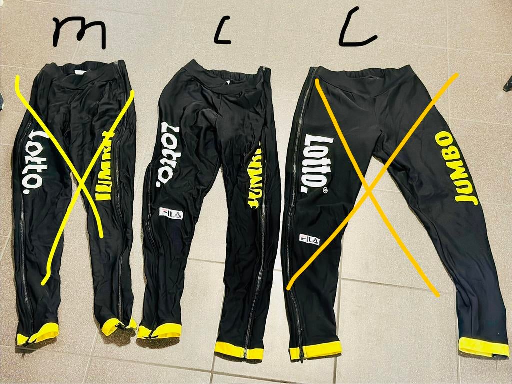 Ritsbroek inrijbroek schaatsbroek Fila maat L, Sport en Fitness, Ophalen of Verzenden, Zo goed als nieuw