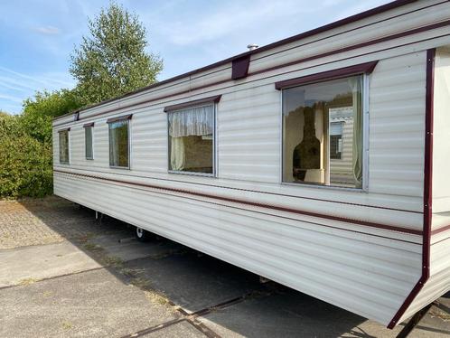 Stacaravan 10.00 mtr x 3.10 met 3 slkamers prima staat Ascot, Caravans en Kamperen, Stacaravans, tot en met 6, Ophalen of Verzenden